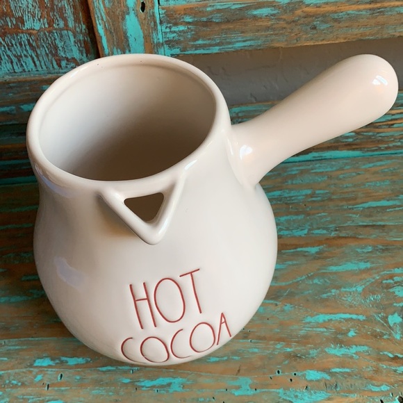Rae Dunn Artisan Collection Hot Cocoa Pitcher By Magenta #213 Red Letters - Picture 2 of 8